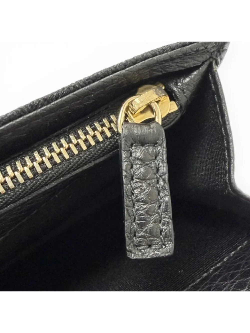 Bvlgari Canvas Leather Logo All Over Print Wallet on Chain Black Shoulder Bag